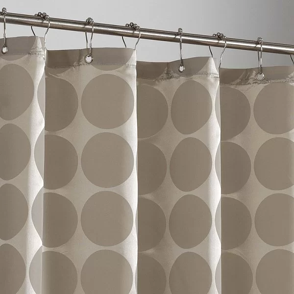 Шторка для ванной комнаты Range, 180х200 см, цвет бежевый, полиэстер, Carnation Home Fashions, США, RAN115BEG - изобр. 8