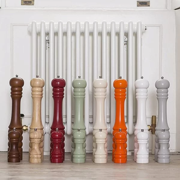 Мельница для соли малая Capstan Hevea Mills in mint, диаметр 6,1 см, материал дерево гевеи, цвет зеленый, T&G, Великобритания, 12138 - изобр. 9