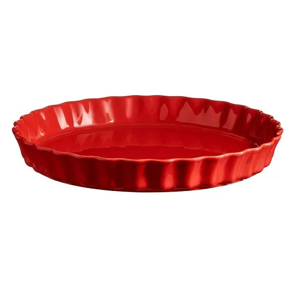 Форма &quot;Низкий Киш&quot;, диаметр 29 см, цвет красный, керамика, Emile Henry, Франция, 346031 - изобр. 7