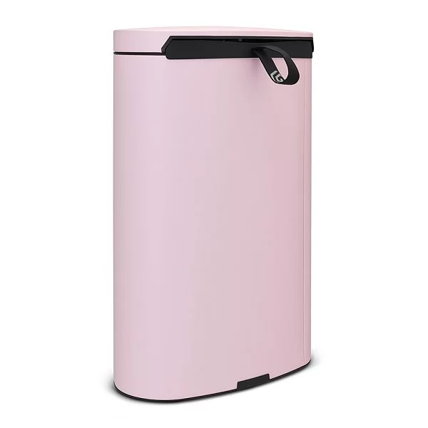 Мусорный бак эргономичный FlatBack+, 40л, минерально-розовый, Brabantia, 103926 - изобр. 9