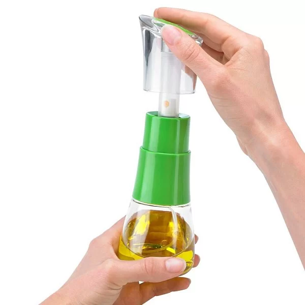 Диспенсер-спрей для масла Oil Mister 16x6 см, цвет зеленый, пластик, Zyliss, Швейцария, E970008 - изобр. 8