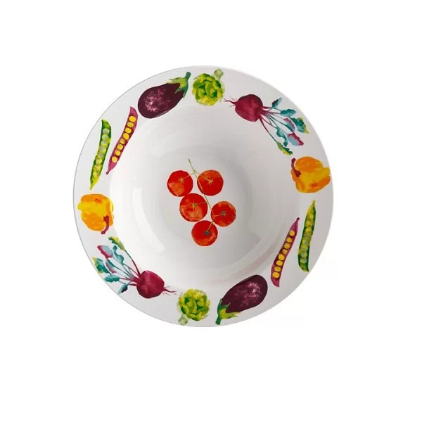 Набор для пасты &quot;Весенние овощи&quot;, 5 предметов, фарфор, Casa Domani, Австралия, CD494-LF0009 - изобр. 8