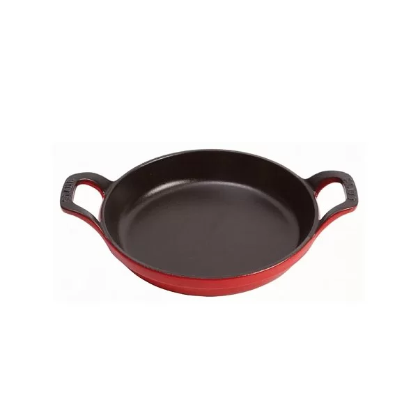 Сковорода для запекания индивидуальная 16 см, чугун, цвет красный, Staub, 1301606 - изобр. 7