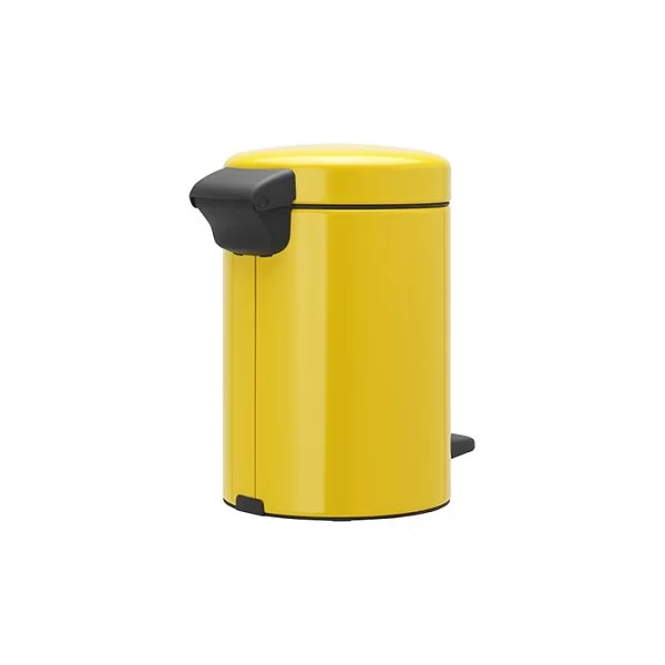 Мусорный бак с педалью NewIcon, 3л, желтая маргаритка, Brabantia, 113123 - изобр. 9