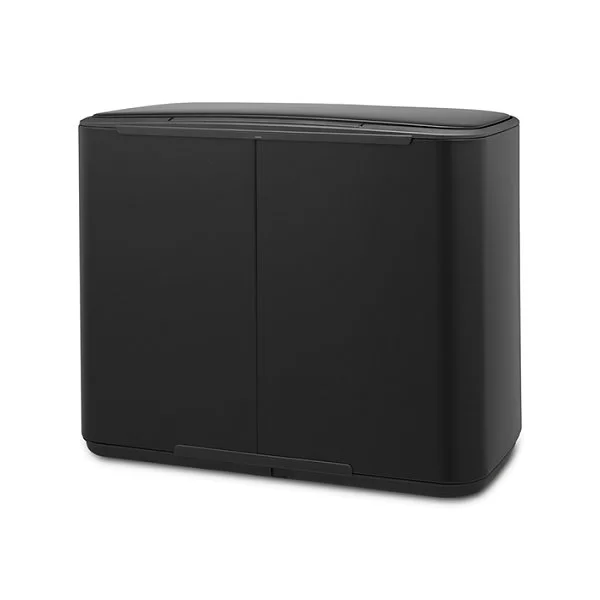 Мусорный бак 2 секции Pedal Bin Bo, черный матовый, 11+23л, Brabantia, 121227 - изобр. 11