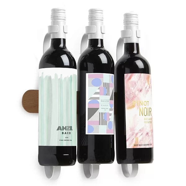 Настенный держатель для винных бутылок Showvino 30,5х26,8 см, материал металл + дерево, Umbra, Канада, 1010211-668 - изобр. 17