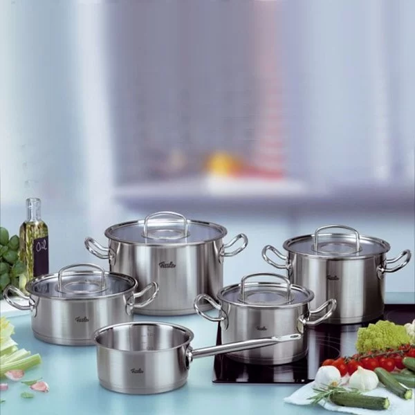 Кастрюля с крышкой Original Pro 1.4 л диаметр 16 см, нержавеющая сталь 18/10, Fissler, Германия, 8413316 - изобр. 11