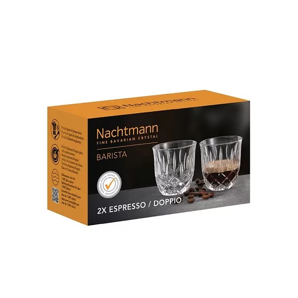 Набор из 2 стаканов для эспрессо Noblesse Barista 90 мл, хрусталь, Nachtmann, Германия, 104905 - изобр. 8