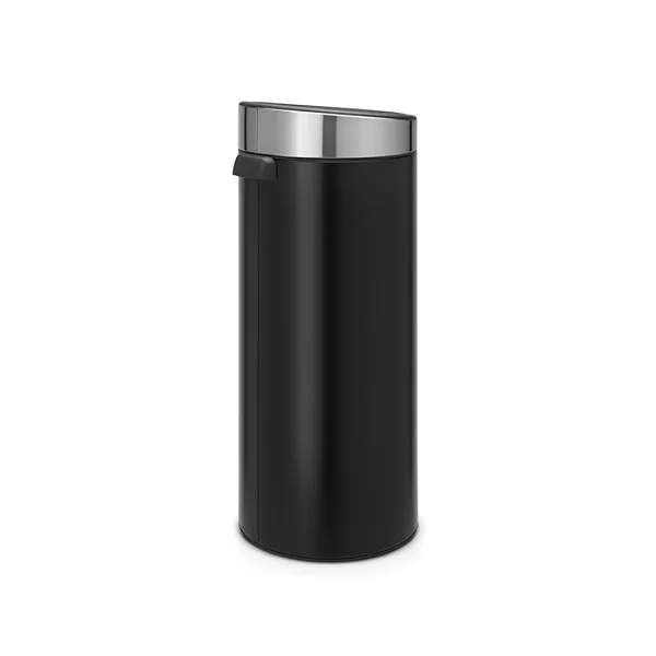 Мусорный бак Touch Bin New 30л, черный матовый, Brabantia, 115448 - изобр. 8