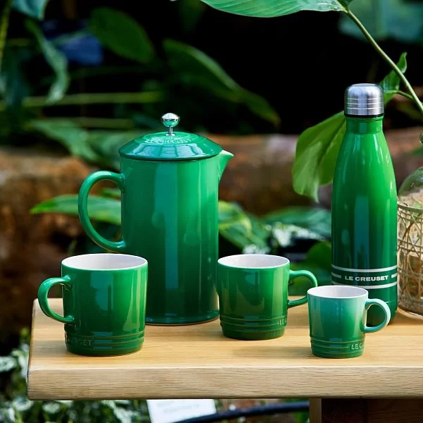 Френч-пресс 1 л, керамика, цвет зеленый бамбук, Le Creuset, Франция, 60706084080003 - изобр. 12