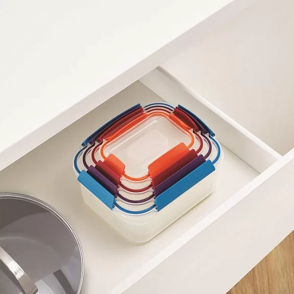 Набор из 4 контейнеров Nest Lock, пластик+силикон, Joseph Joseph, JPH-81090 - изобр. 8