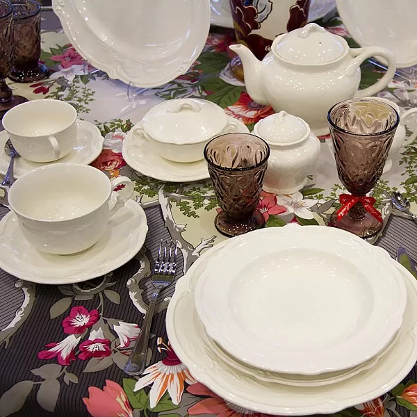 Тарелка глубокая "Ракушка" 22,3 см, цвет белый, материал фаянс, Gien, Франция, 1800B4AY14 - изобр. 8