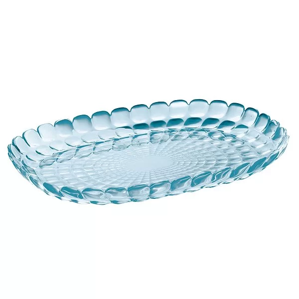 Поднос прямоугольный Tiffany 45,6х4,6х31,1 см, материал суперпластик, цвет голубой, Guzzini, Италия, 27960081 - изобр. 7