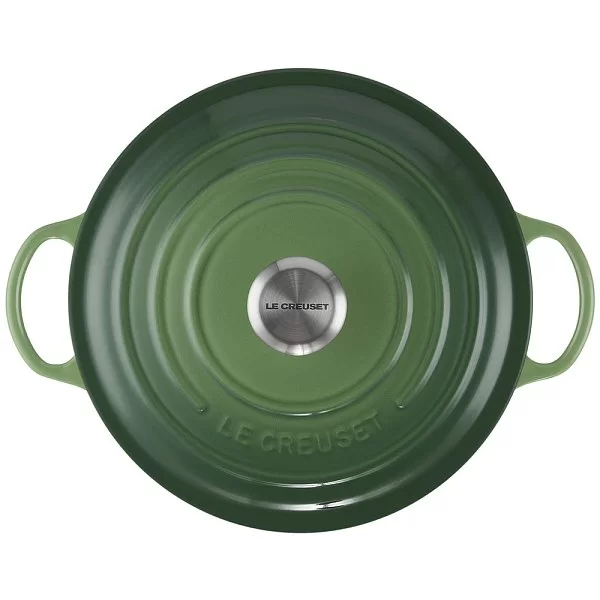 Казан 26 см, объем 4 л, эмалированный чугун, цвет зеленый бамбук, Le Creuset, Франция, 21114264080430 - изобр. 9