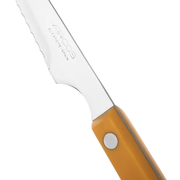 Нож для стейка Mesa желтая рукоять нержавеющая сталь, Arcos, Испания, 374825 - изобр. 9