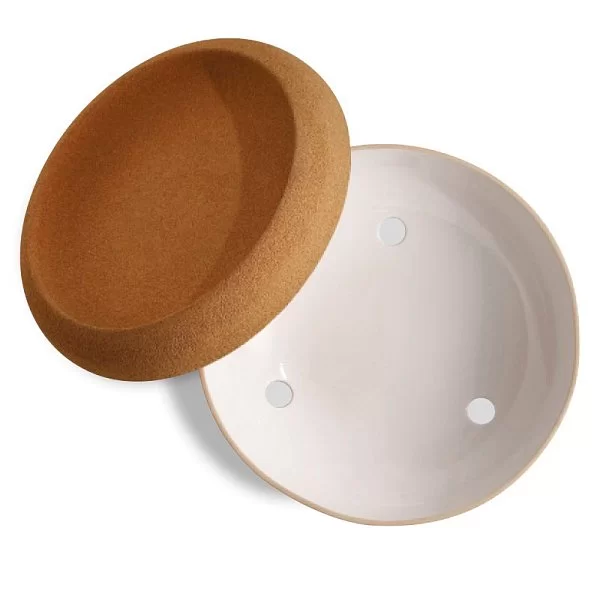 Емкость для хранения овощей и фруктов объем 6,5 л, 36x15,7 см, материал керамика, цвет белый, Emile Henry, Франция, 108765 - изобр. 8