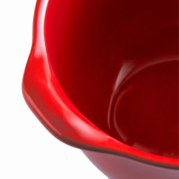 Пиала для запекания и сервировки объем 0,55 л, 14x8 см, материал керамика, цвет гранат, Emile Henry, Франция, 342149 - изобр. 9