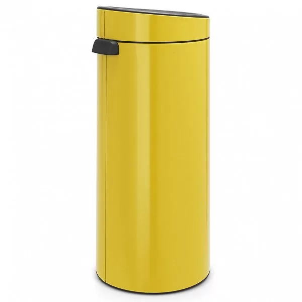 Мусорный бак Touch Bin New 30л, желтая маргаритка, Brabantia, 115240 - изобр. 9