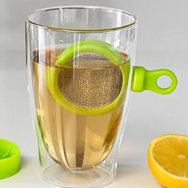 Ситечко магнитное для заваривания чая MagTea, диаметр 5,5 см, цвет зеленый, нержавеющая сталь + пластик, AdHoc Design, Германия, TE33 - изобр. 8