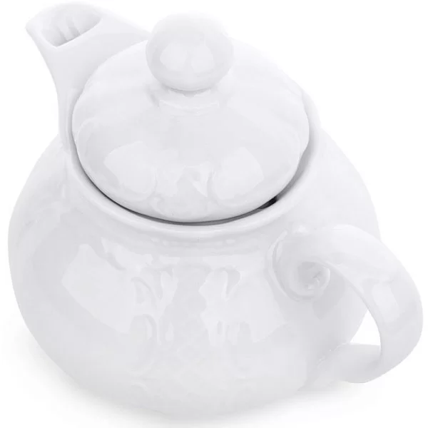 Чайник заварочный Salzburg Uni 330 мл, фарфор, цвет белый, Seltmann Weiden, Германия, 001.607901 - изобр. 8