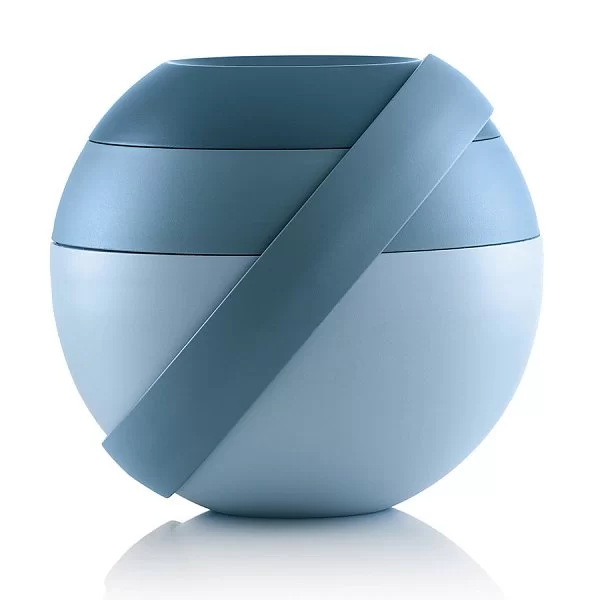 Лан-Бокс для салатов Zero Chilled 380 + 780 мл, материал суперпластик, цвет синий, Guzzini, Италия, 100100161 - изобр. 7