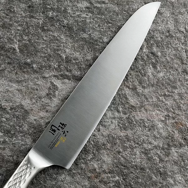 Нож кухонный поварской Gyuto, длина лезвия 21 см, сталь DSR1K6, Kai, Япония, KAI-AB-5159 - изобр. 8
