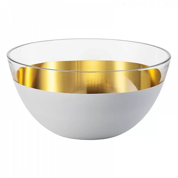 Чаша Cosmo Weiss 24x13 см, хрусталь, цвет белый + золото, Eisch, Германия, 72356724 - изобр. 7