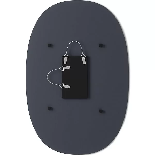 Зеркало овальное Hub, 61x91 см, материал зеркальное полотно + МДФ + сталь, цвет дымчатый, Umbra, Канада, 1015033-582 - изобр. 9