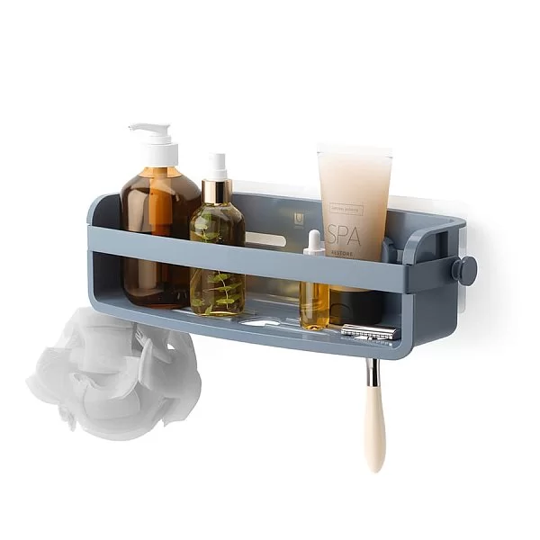 Органайзер для душа Flex Adhesive, пластик, цвет голубой, Umbra, Канада, 1021300-1050 - изобр. 10