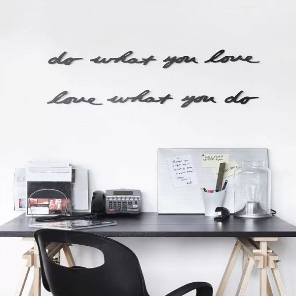 Надпись настенная Do what you love цвет черный, материал металл, Umbra, Канада, 470170-040 - изобр. 8