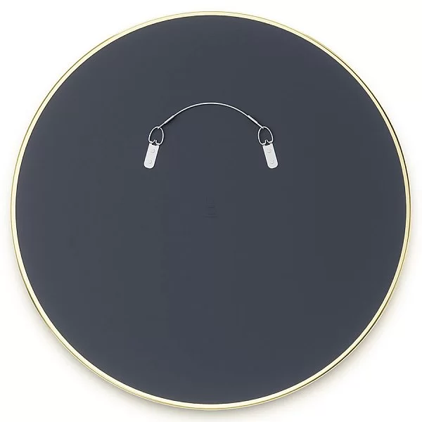 Зеркало сферическое Convexa 24 см, зеркальное полотно + металл, цвет латунь, Umbra, Канада, 1015725-104 - изобр. 11