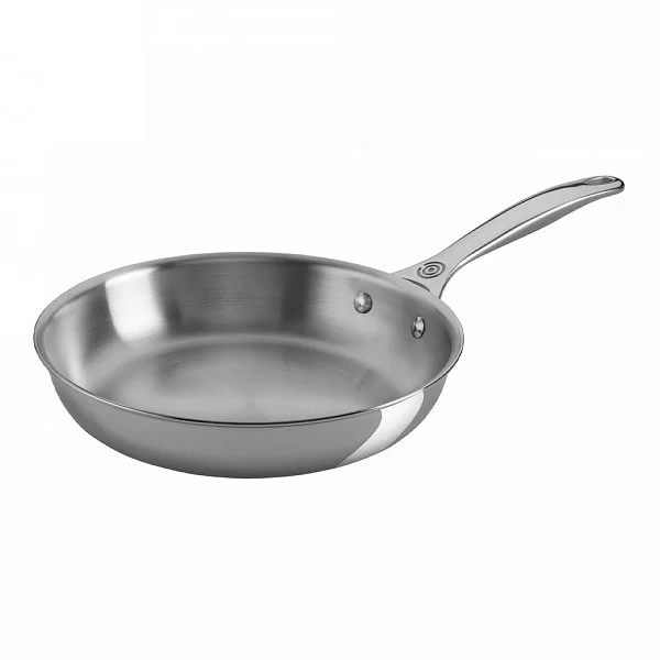 Сковорода 24 см, 3-х слойная нержавеющая сталь, цвет стальной, Le Creuset, Франция, 96600224000100 - изобр. 7