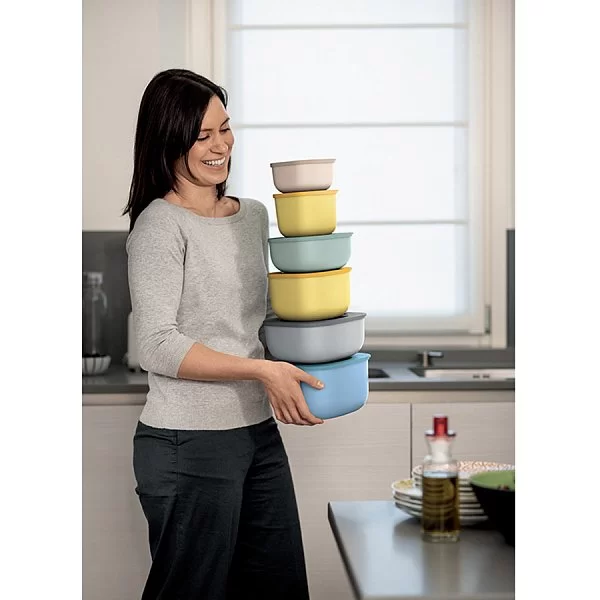 Контейнер для хранения Store&More объем 1,55 л, материал полипропилен, цвет желтый, Guzzini, Италия, 170703165 - изобр. 8