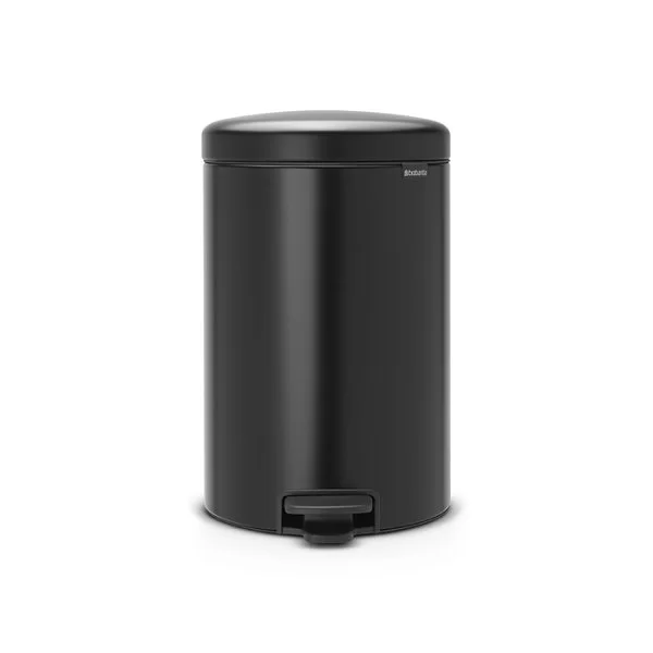 Мусорный бак с педалью NewIcon, 20л, черный матовый, Brabantia, 114106 - изобр. 7