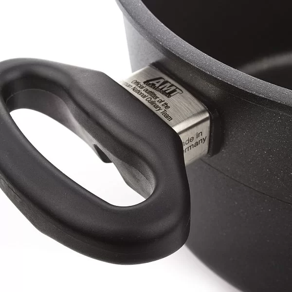 Кастрюля 3 л с антипригарным покрытием индукционная, диаметр 20 см, AMT Gastroguss, Германия, AMT I-920 - изобр. 8