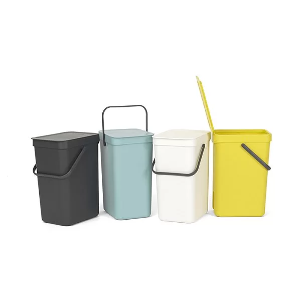 Мусорное ведро Sort & Go встраиваемое, 12л, желтый, Brabantia, 109768 - изобр. 12