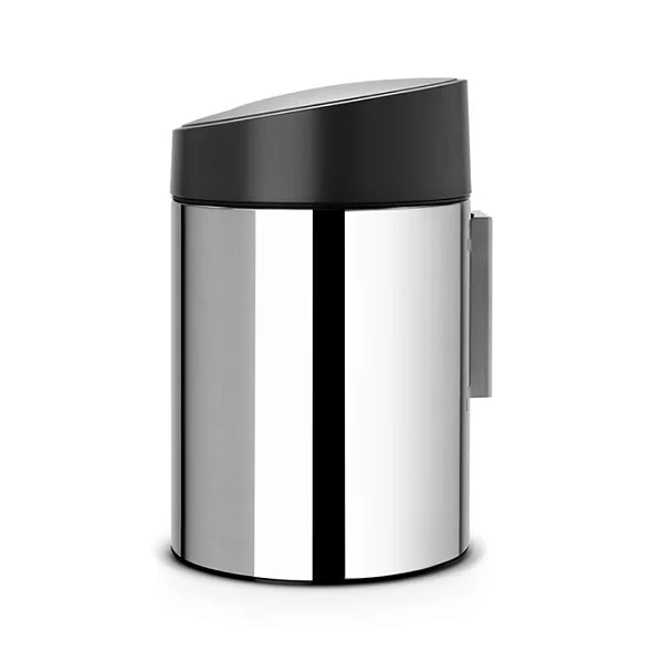 Мусорный бак настенный Slide Bin, 5л, полированная сталь, Brabantia, 397127 - изобр. 9