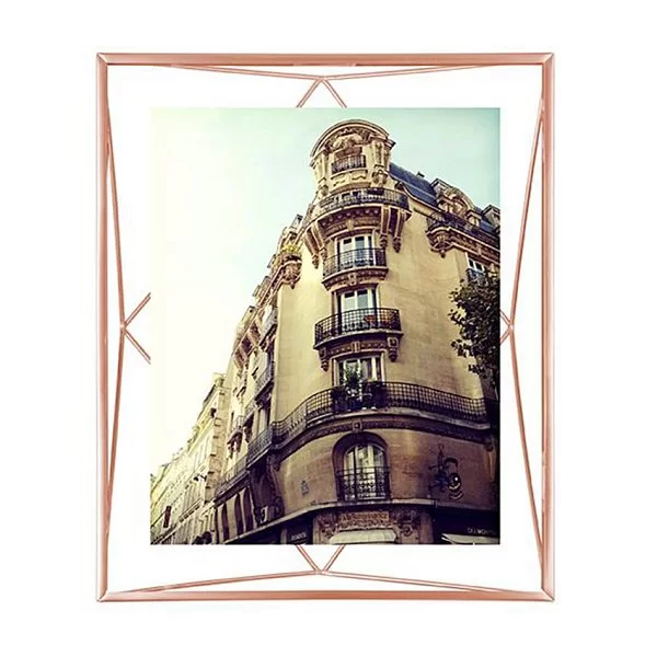 Фоторамка Prisma 20х25 см, цвет медный, материал стекло + сталь, Umbra, Канада, 313018-880 - изобр. 7