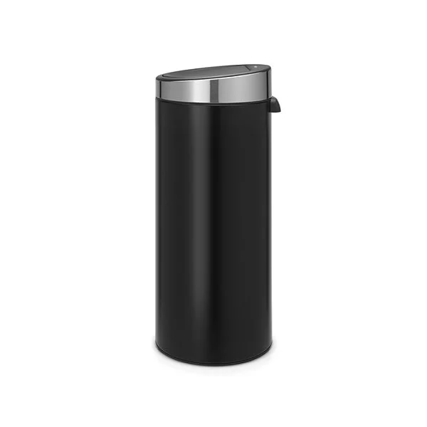 Мусорный бак Touch Bin New 30л, черный матовый, Brabantia, 115448 - изобр. 9