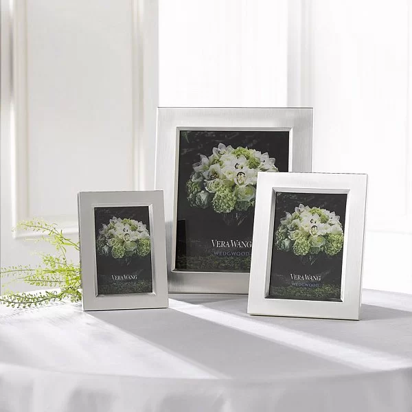 Фоторамка Vera Wang 20x25 см, материал металл + стекло, цвет серебро, Wedgwood, Великобритания, 40003673 - изобр. 9