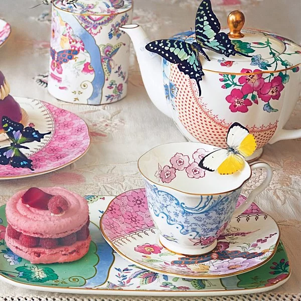 Поднос для сендвичей Butterfly Bloom 25x15 см, материал фарфор, Wedgwood, Великобритания, 5C107805853 - изобр. 9