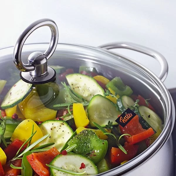 Кастрюля с крышкой C+S Prestige 2.7 л диаметр 20 см, нержавеющая сталь 18/10, Fissler, Германия, 3212820 - изобр. 9