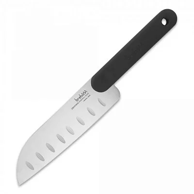 Нож кухонный поварской Santoku Shun Classic White длина лезвия 19,1 см, сталь VG-MAX в обкладках из дамаска, Kai, Япония, DM-0702W - изобр. 37