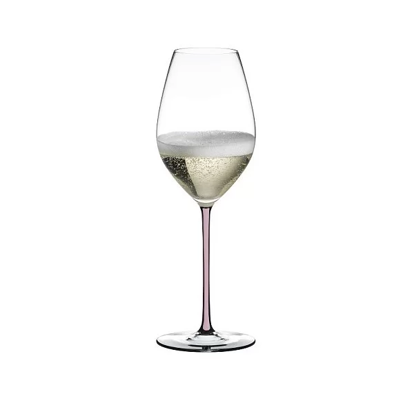 Бокал для шампанского Champagne Wine 445 мл, розовая ножка, хрусталь, Fatto a Mano, Riedel, 4900/28P - изобр. 9
