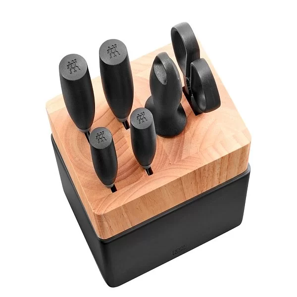 Набор кухонных ножей в подставке Now S, 7 предметов, сталь + каучуковое дерево, Zwilling J.A. Henckels, Германия, 54532-007 - изобр. 14