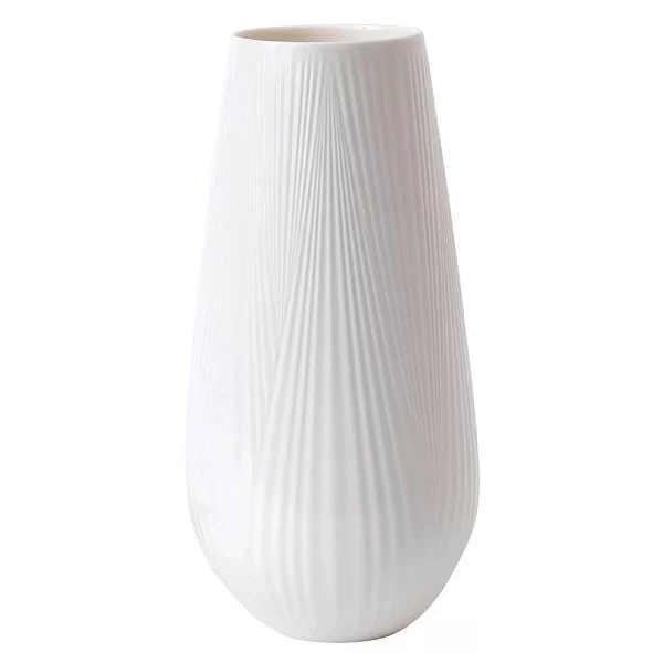 Ваза для цветов White Folia 30 см, материал костяной фарфор, Wedgwood, Великобритания, 40032147 - изобр. 7