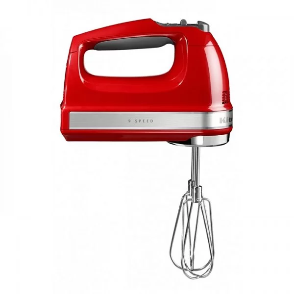 Ручной миксер 9 скоростей, красный, Kitchen Aid, 5KHM9212EER - изобр. 7