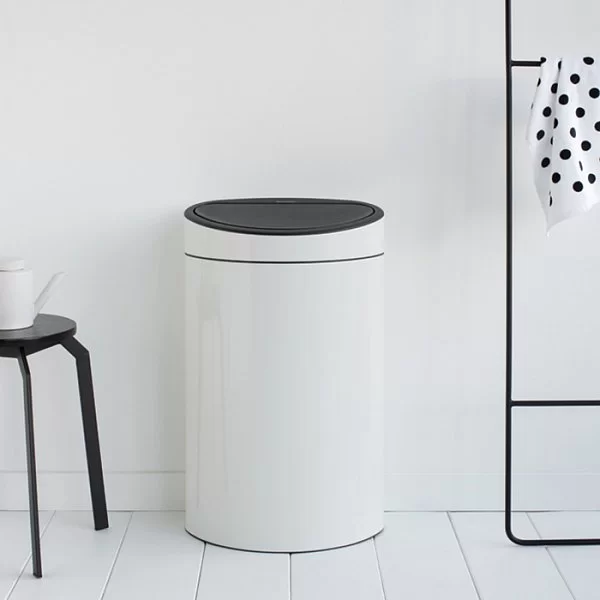 Мусорный бак Touch Bin New 40л, белый, Brabantia, 114984 - изобр. 10