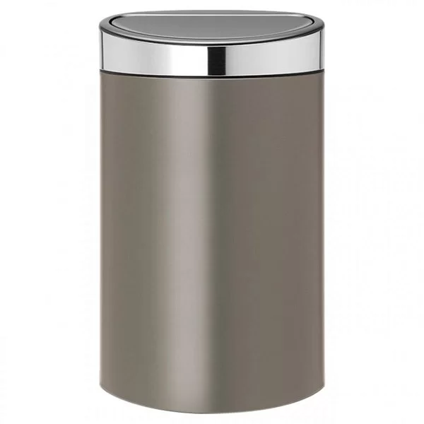 Мусорный бак Touch Bin New 40л, платиновый, Brabantia, 114885 - изобр. 7