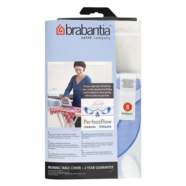 Чехол для гладильной доски Perfect Flow 124x38см (B), декор Пузырьки, Brabantia, Бельгия, 101106 - изобр. 10